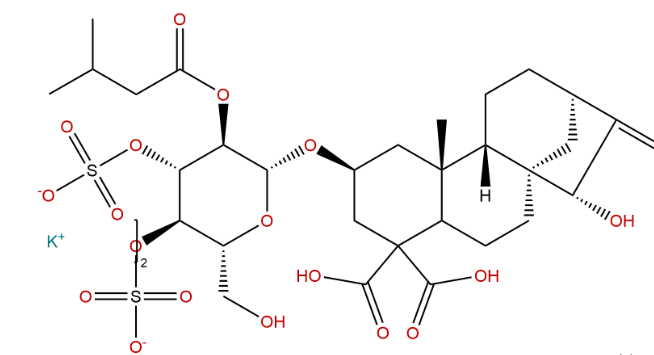 Carboxyatractyloside potassium salt Structure